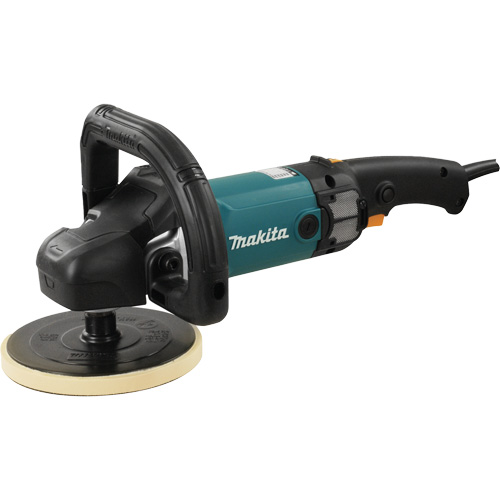 Makita 9237C Polisseuse &eacute;lectronique professionnelle, 7" tampon, 10 A, 0-3200 Tr/min &agrave; vide