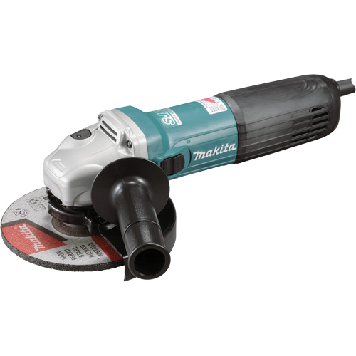 Makita GA6042C01 Angle Grinder with SJS II Technology & Thumb Switch, 6", 12 A, 4000-9000 RPM