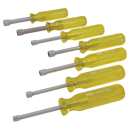 Gray Tools CHS7MA Jeu de tourne-&eacute;crous, 7, Non magn&eacute;tique, M&eacute;trique