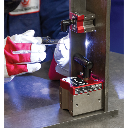 Mag-Mate WS0450R Mag90 On/Off Magnetic Squares, 3" L x 2-1/2" W x 4-5/8" H, 450 lbs.