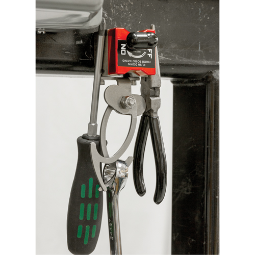 Mag-Mate HH035R On/Off Magnetic Hanging Hooks, 5-3/4" Length, 1-3/4" Diameter, 35 lbs. Capacity