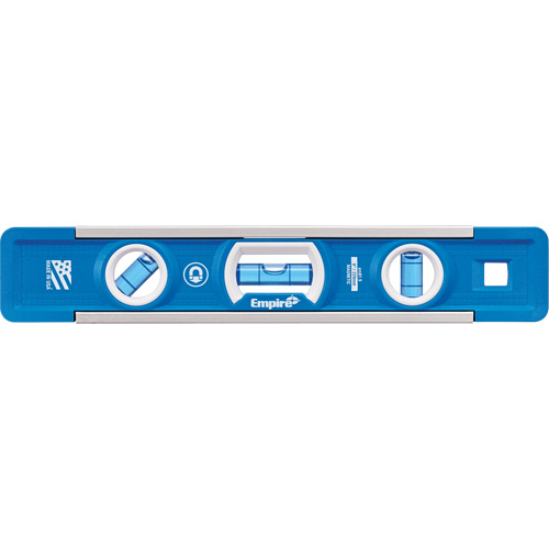 Empire Level EM81.9 Niveau torpille True Blue, 9" lo, Aluminium, 3 fioles, Magn&eacute;tique