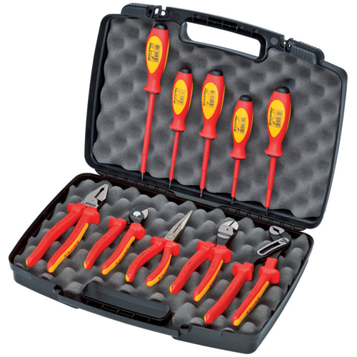 Knipex 9K 98 98 30 US Insulated Tool Set, 1000 V, 10 Pcs