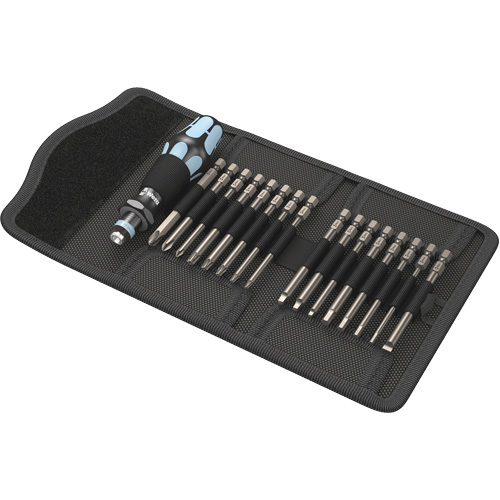 Wera Tools 5071117001 Jeu d'embouts imp&eacute;riaux pour tournevis Kraftform Kompakt, Prise Coussin&eacute;e