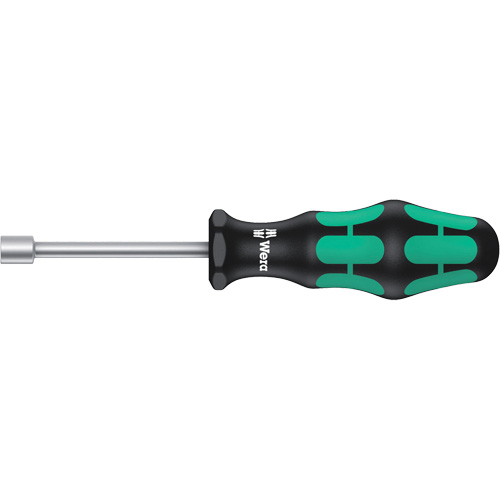 Wera Tools 5029502001 395 Series Hollow Nutdriver, 1/4" Drive, 6-5/8" L, Non Magnetic