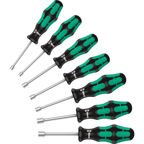 Wera Tools 05029510001 Jeu de tourne-&eacute;crous s&eacute;rie 395, 7 mcx, Non magn&eacute;tique, M&eacute;trique