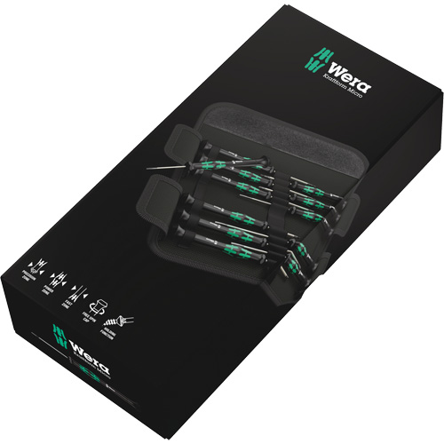 Wera Tools 5073675001 Micro Series Screwdriver Set, 12 Pcs.