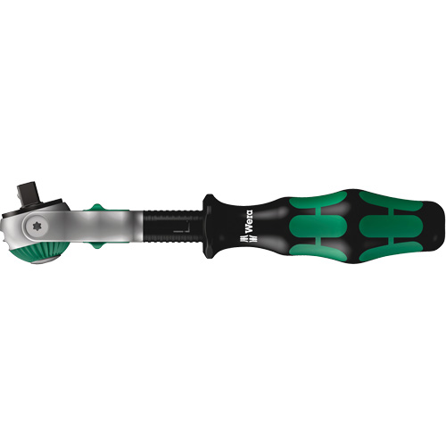 Wera Tools 5003500001 Rochet rapide Zyklop 1/4 a/manchon et t&ecirc;te &agrave; 5 positions