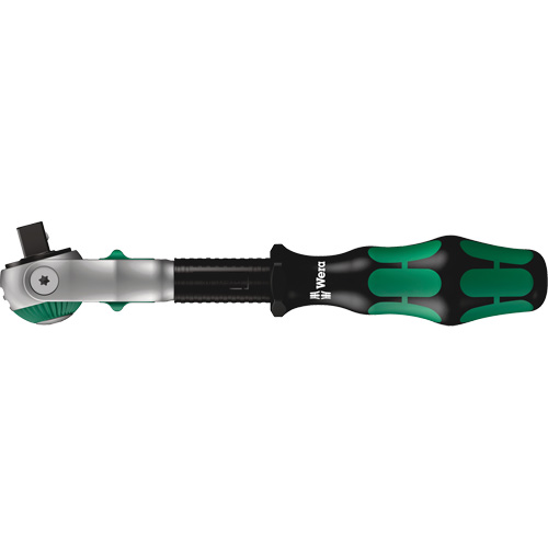 Wera Tools 5003550001 Rochet rapide Zyklop avec manchon et t&ecirc;te &agrave; 5 positions, Prise de 3/8", Poign&eacute;e Ergonomique