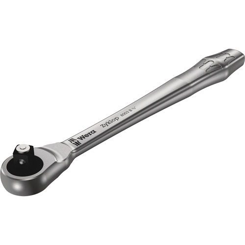 Wera Tools 5004033001 Rochet en m&eacute;tal Zyklop 3/8", Prise de 3/8", Poign&eacute;e Ordinaire
