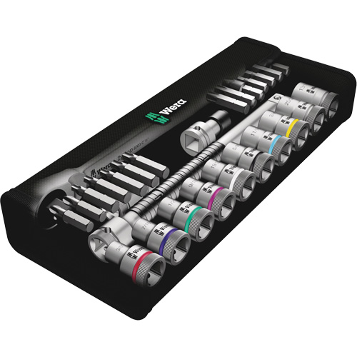Wera Tools 05004080001 Zyklop Imperial Metal Ratchet Set, 28 Pcs, 1/2" Drive Size