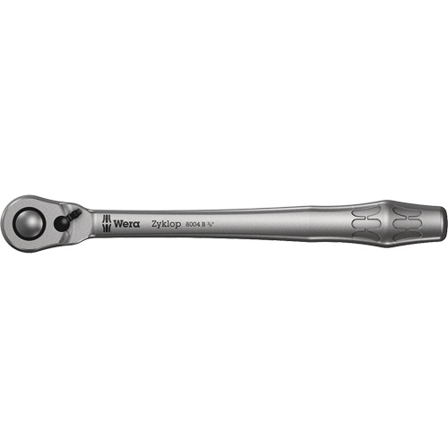 Wera Tools 5004034001 Zyklop Metal 3/8 Ratchet with Switch Lever , 3/8" Drive, Plain Handle