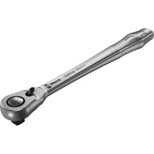Wera Tools 5004034001 Zyklop Metal 3/8 Ratchet with Switch Lever , 3/8" Drive, Plain Handle