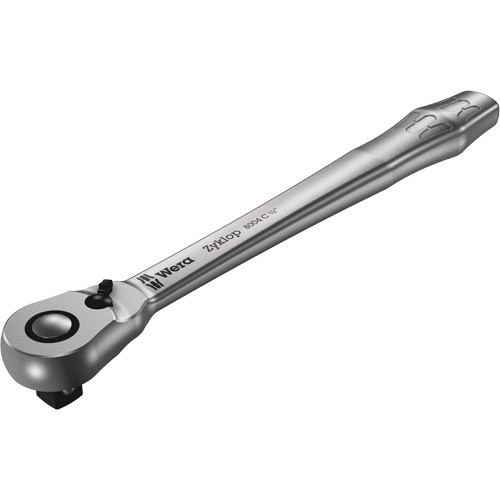 Wera Tools 5004064001 Jeu de rochet en m&eacute;tal Zyklop 3/8 a/interrupteur, Prise de 1/2", Poign&eacute;e Ordinaire
