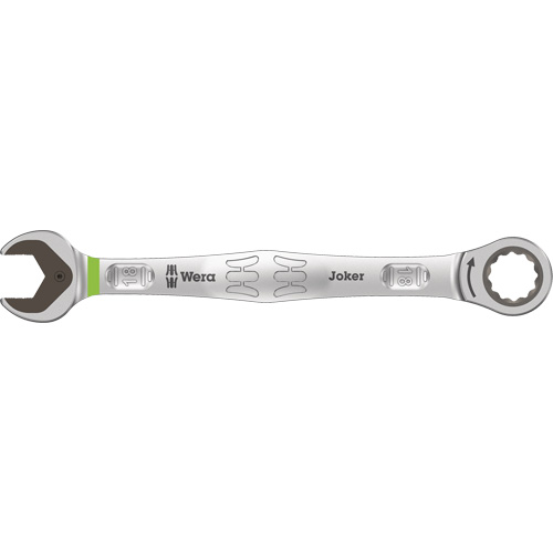 Wera Tools 05073278001 Joker Combination Wrench 18 mm, 12 Point, 18 mm, Chrome Finish
