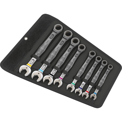 Wera Tools 05020012001 6000 Jeu de cl&eacute;s Joker, Combinaison, 8 morceaux, Imp&eacute;rial