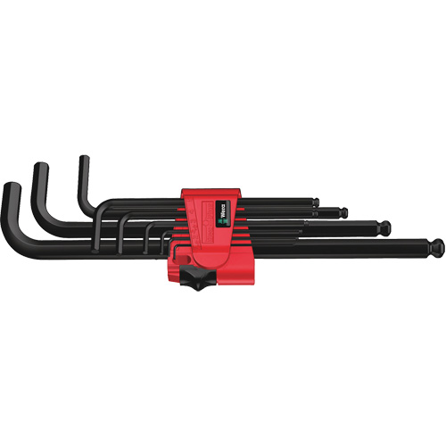 Wera Tools 5073596001 Hex Plus Key Set, 9 Pcs., Metric