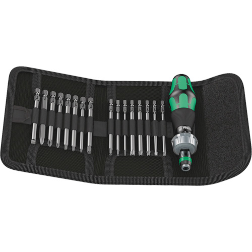 Wera Tools 5051041001 Kraftform Kompakt 60RA  Imperial 17 pieces 