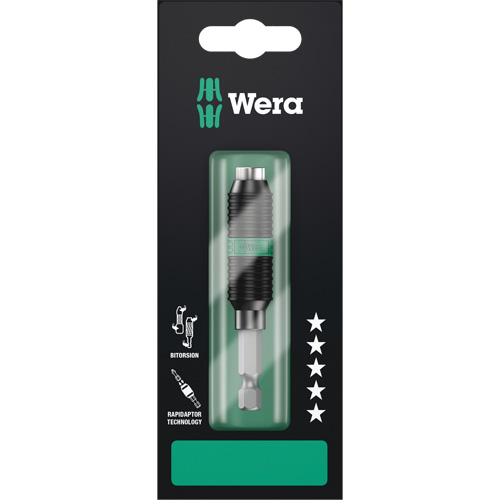 Wera Tools 5073420001 Bitorsion Bitholder Adaptor, 1/4" Drive Size, 2-15/16" L