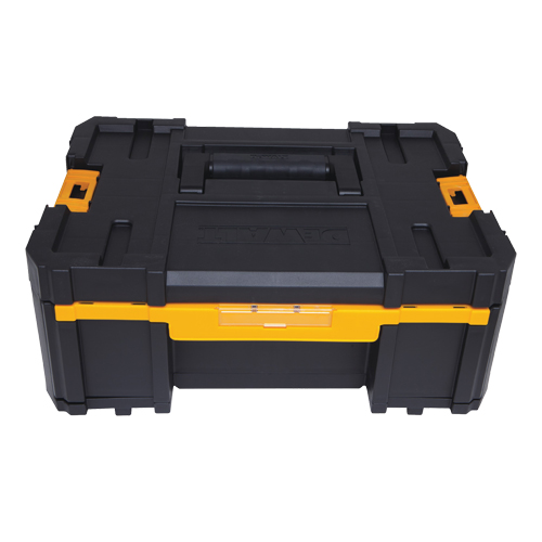 DEWALT DWST17803 TSTAK&reg; III Tool Box with Single Deep Drawer, 16-3/4" x 12-1/4" x 6-7/8", Black
