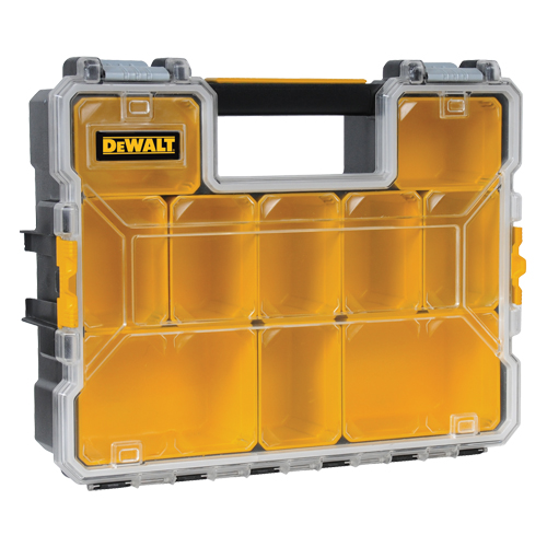 DEWALT DWST14825 Deep Pro Organizer, 14" W x 17-1/2" D x 4-1/2" H, Black