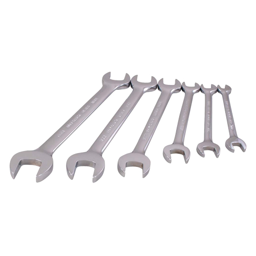 Gray Tools ME6A Wrench Set, Open-Ended, 6 Pieces, Metric