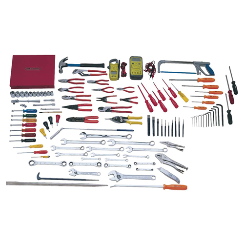 Gray Tools MS3114-TO Ensemble pour &eacute;lectricien, 114 morceaux