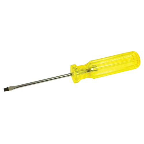 Gray Tools 10604 Tournevis &agrave; fente, 3/16", 8-1/4" lo, Prise Plastique