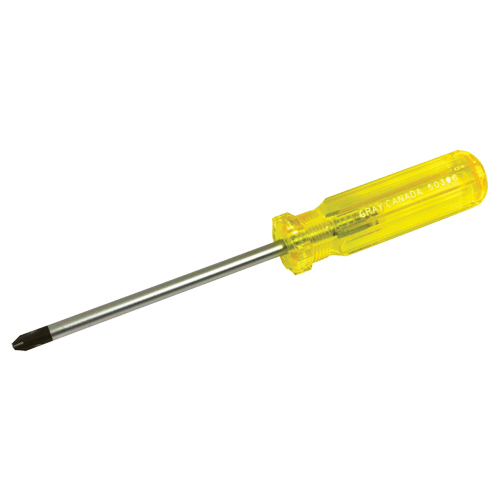 Gray Tools 50306 Phillips Screwdriver, #3, 10" L, Plastic Handle