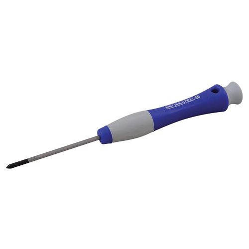 Gray Tools 85810 Phillips Screwdriver, #0, 6-1/2" L, Plastic Handle