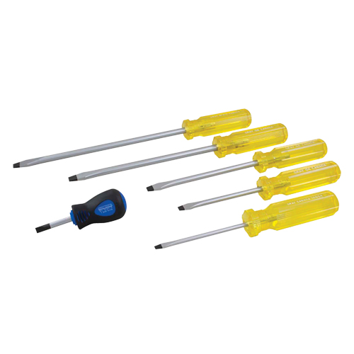 Gray Tools SCD06 Jeu de tournevis &agrave; fente, 6 mcx