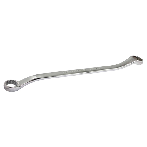 Gray Tools 2852 Box Wrench, 12 Point, 13/16" x 7/8", 15° Offset, Chrome Finish