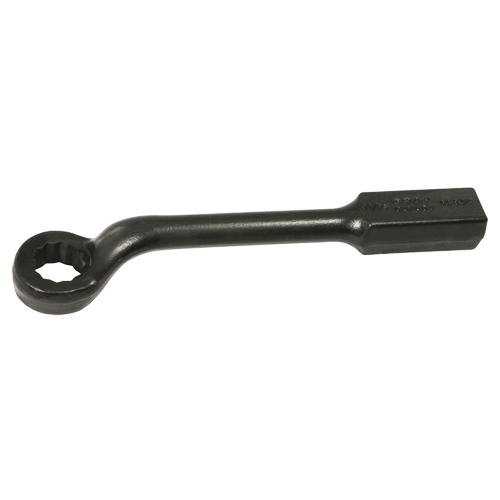 Gray Tools 66834 Striking Face Box Wrench, 12 Point, 1-1/16", 45° Offset, Black Oxide Finish