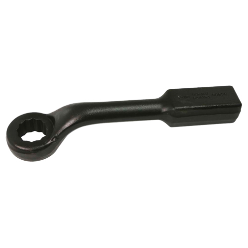 Gray Tools 66936 Striking Face Box Wrench, 12 Point, 36 mm, 45° Offset, Black Oxide Finish