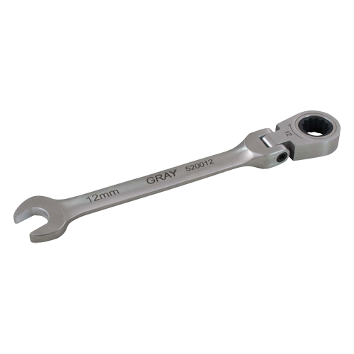 Gray Tools 520008 Combination Flex Head Ratcheting Wrench