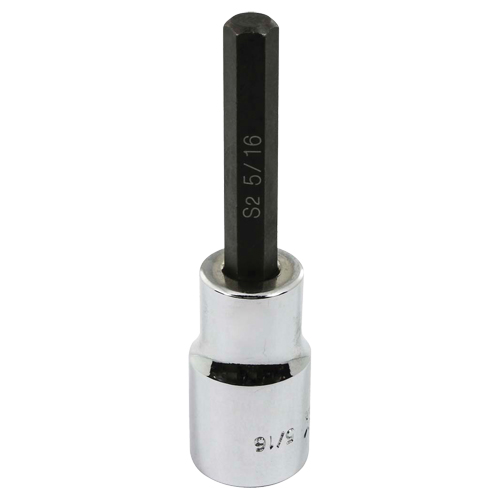 Gray Tools DW24L Bit Socket, 3/4" x 4" L, 1/2" Drive