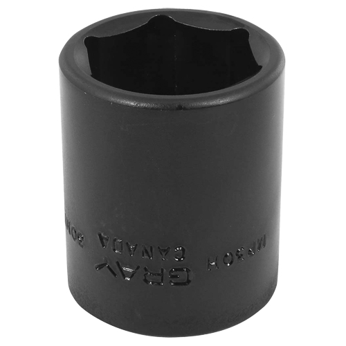 Gray Tools MP30H Socket, Impact, 30 mm, 1/2" Drive, 6 Points