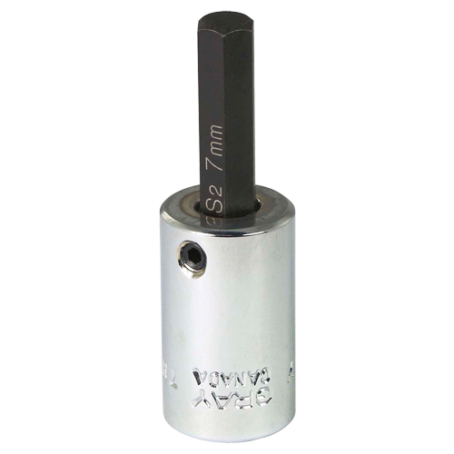 Gray Tools MTW7 Bit Socket, 7 mm x 2-1/4" L, 3/8" Drive