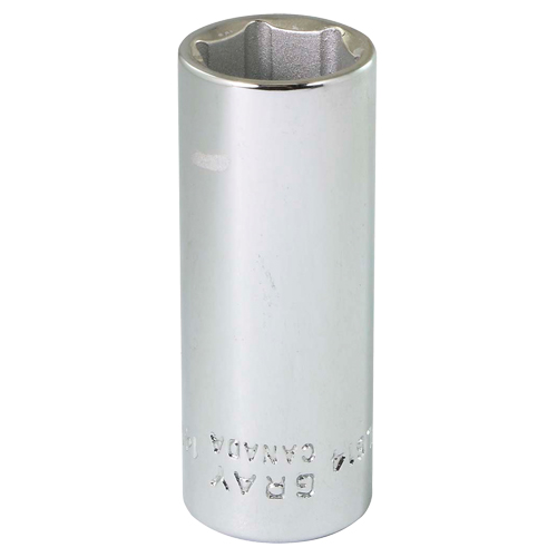 Gray Tools ML614 Douille, 14 mm, Prise 1/4", 6 pans