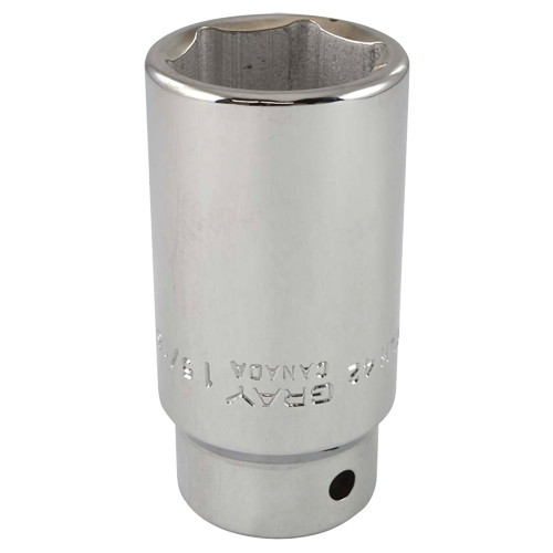 Gray Tools RLH42 Socket, 1-5/16", 3/4" Drive, 6 Points
