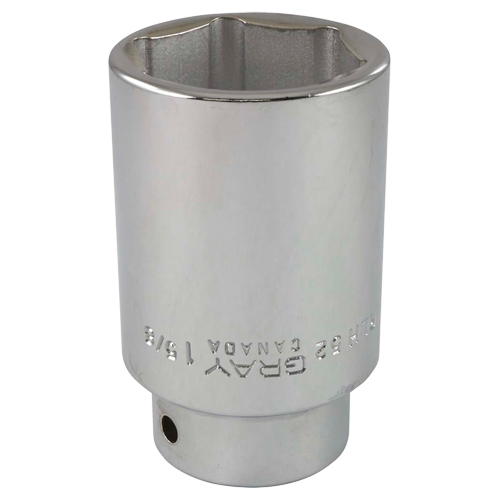 Gray Tools RLH52 Douille, 1-5/8", Prise 3/4", 6 pans
