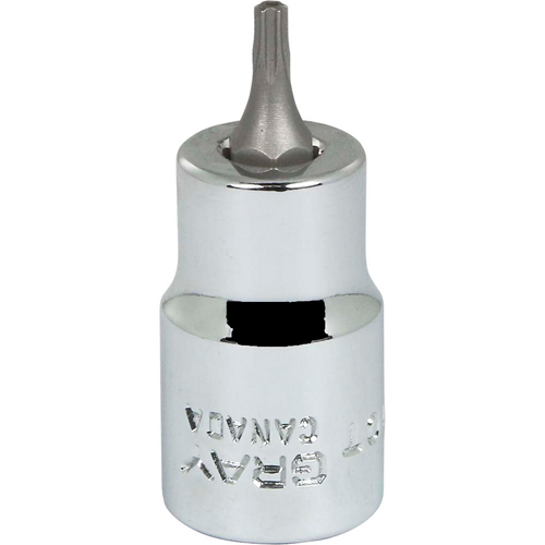 Gray Tools T610T Douille &agrave; embout, Torx, T10 x 2-1/8" lo, Prise 3/8"