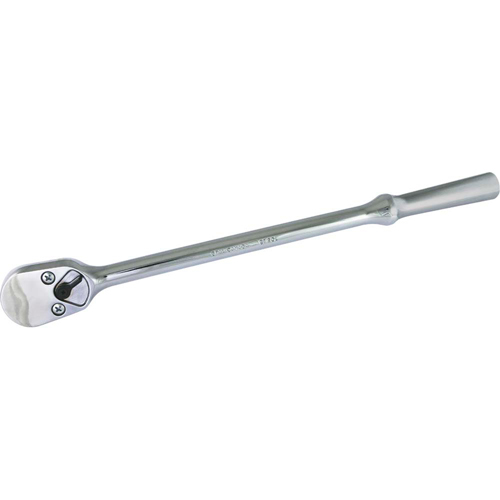 Gray Tools 8720L Reversible Ratchet, 1/2" Drive, Plain Handle