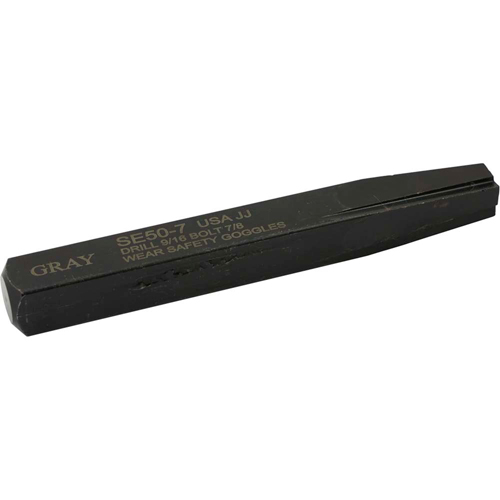 Gray Tools SE50-7 Extracteur de vis droit, 7, Pour vis de 7/8", Carbure