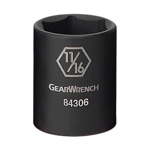 Gearwrench 84307N Socket, Impact, 3/4", 3/8" Drive, 6 Points