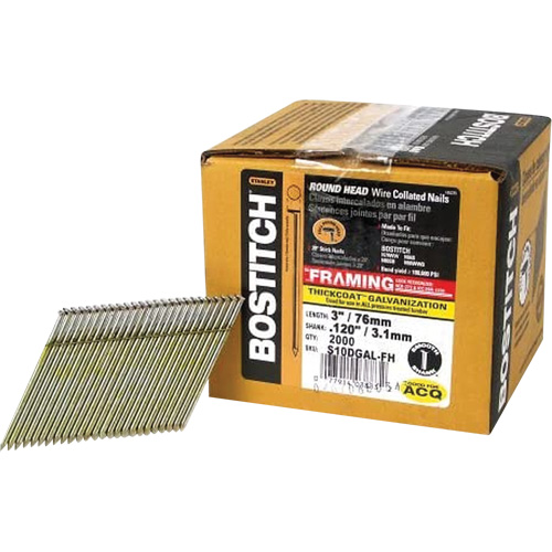 Stanley Bostitch S10DGAL-FH 28° Angled Framing Nails