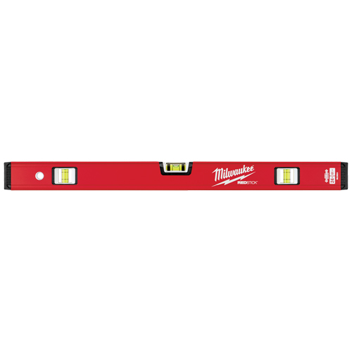 Milwaukee MLCM24 Niveau compact Redstick, Boîte, 2' lo, Acier, 3, Non magn&eacute;tique