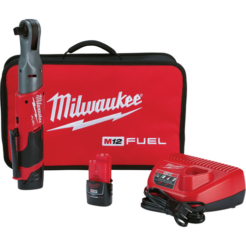 Milwaukee 2558-22 Trousse d'outil &agrave; cliquet &agrave; 2 piles M12 Fuel