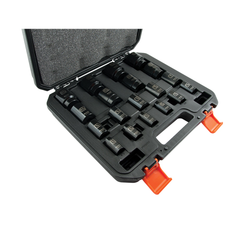 Dynamic Tools D018024 SAE Socket Set, 19 Pcs, Impact, 1/2" Drive Size