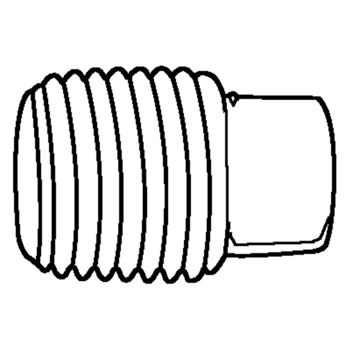 Topring 41.670 Bouchon de tuyau (t&ecirc;te carr&eacute;e), 1/8" dia., Laiton